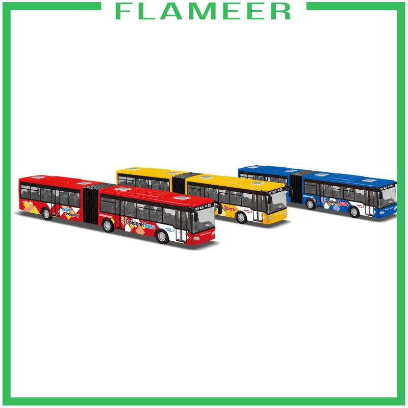 Mô Hình Xe Buýt Đồ Chơi Lưng Dài Có Khớp Nối