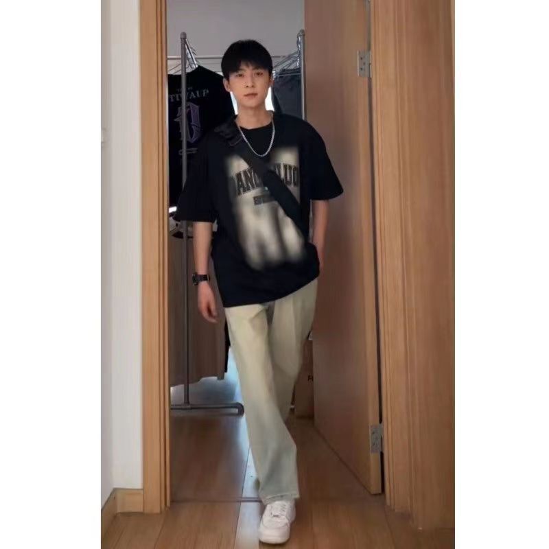 SP Set đồ nam 100% Cotton Nam phong cách Đường Phố hàng  Xu Hướng, áo quần nam