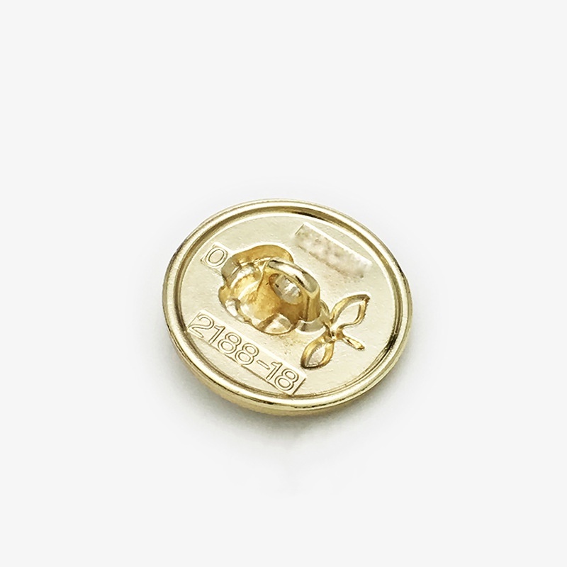 Set 5 Nút Áo Kim Loại Hình Hoa Hồng 12mm 17.5mm 22.5mm