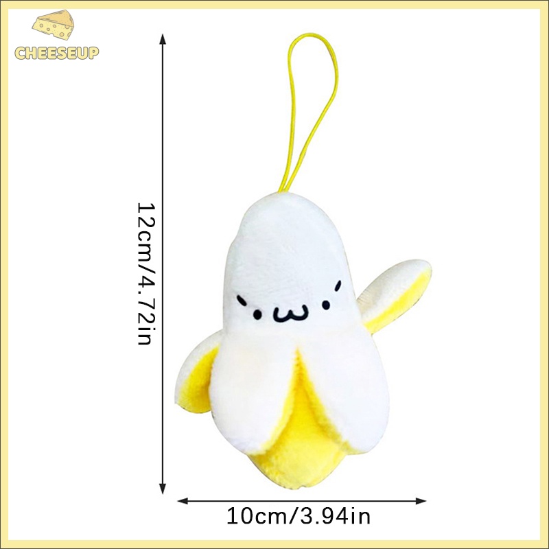 Phô Mai Pho Mát| Hoạt Hình Móc Khóa Hình Quả Chuối Nhồi Bông Đáng Yêu Mới