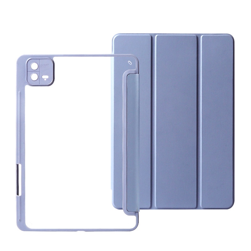 Bao Da Máy Tính Bảng Bằng acrylic Trong Suốt Có Ngăn Đựng Bút Cho xiaomi pad 6 pad6 pro 2023 11 inch mi pad 6 pro