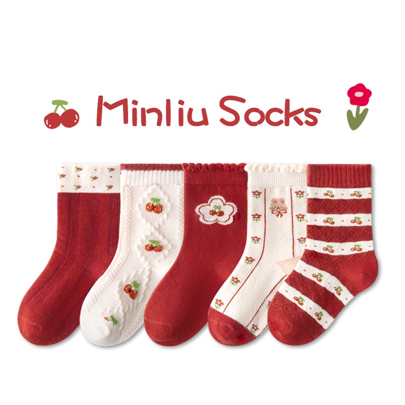 Vớ Em Bé Họa Tiết Hoạt Hình Dễ Thương