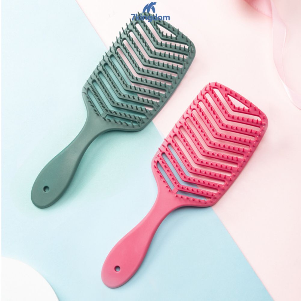 Có sẵn tại nhà Salon Dụng cụ tạo kiểu tóc Lược massage da đầu Dụng cụ tạo kiểu tóc Lược chải tóc Bàn chải tóc Lược tấm lớn rỗng làm tóc cho phụ nữ trong gia đình làm mẫu, lược uốn, COD