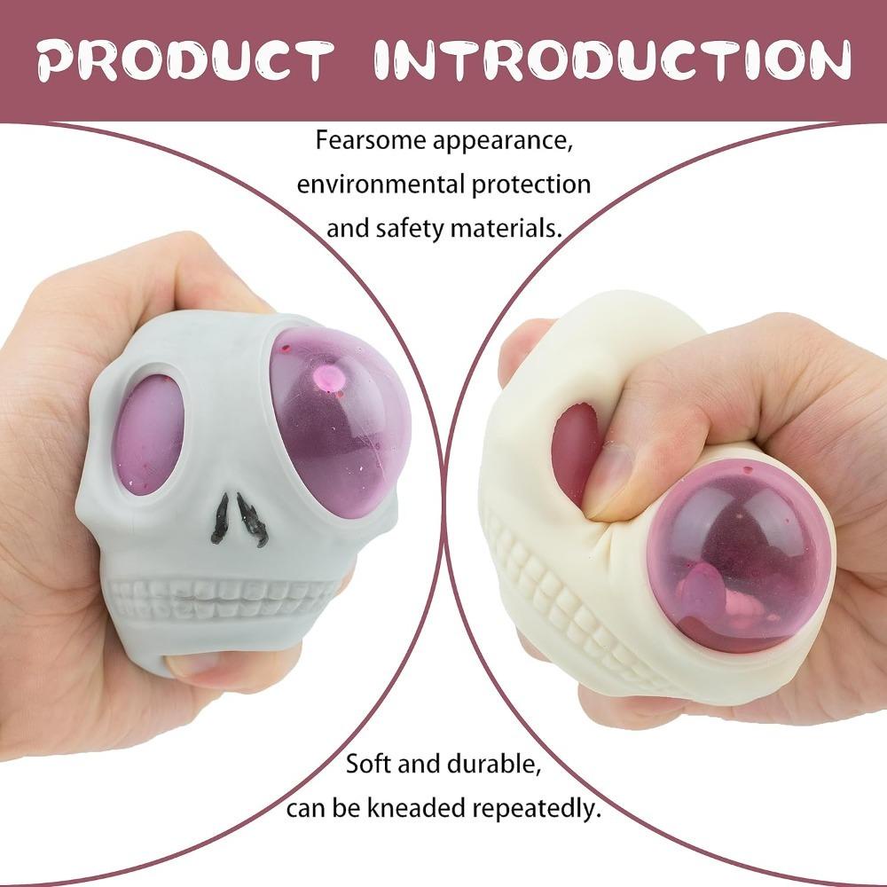 Niuyou Đồ Chơi Bóp Giảm Căng Thẳng Hình Đầu Lâu Sáng Tạo Cho Người Lớn Và Trẻ Em Dịp halloween