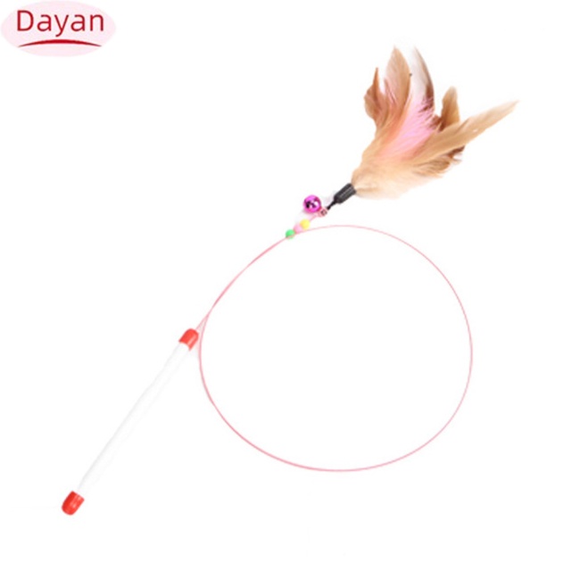 Cần Câu Lông Vũ Nhiều Màu Vui Nhộn Dành Cho Mèo Cưng