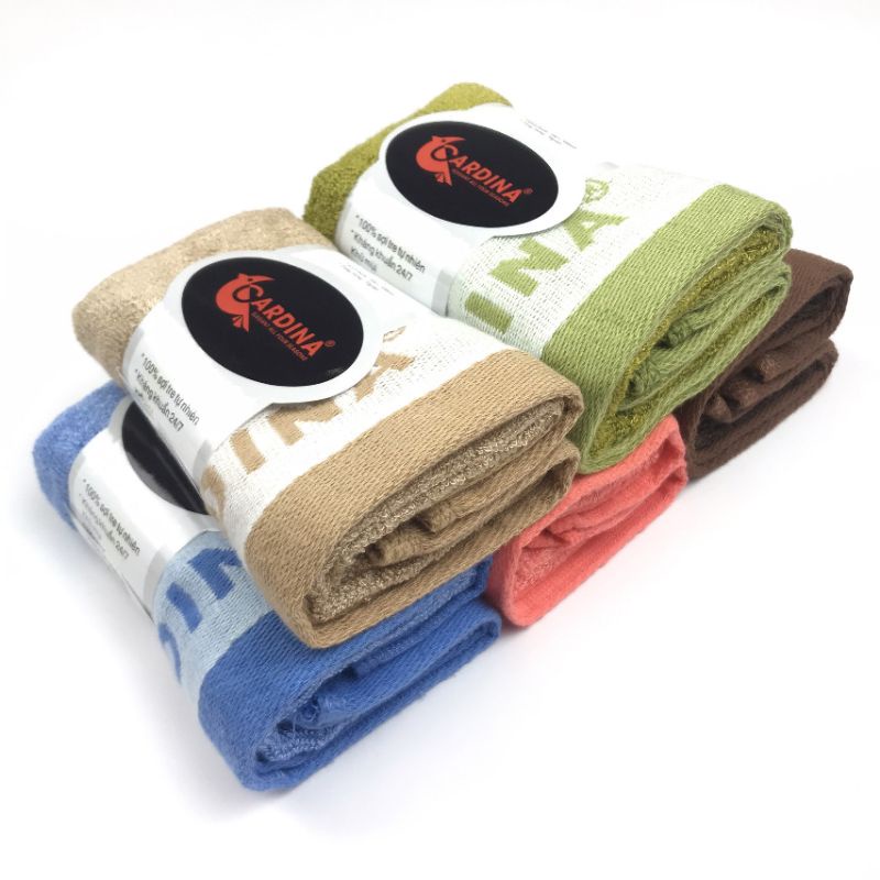 Khăn mặt sợi tre Cardina - Siêu sạch-  Siêu mềm - Siêu thấm nước - Hàng Chất Lượng Cao