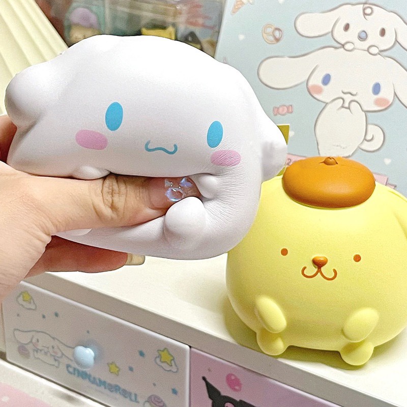 Sanrio Đồ Chơi Nắn Bóp Đàn Hồi Giảm stress Hình Thỏ Hoạt Hình