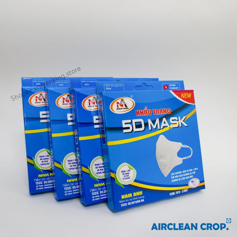 Khẩu trang 5d / khẩu trang 5d farmapro/ khẩu trang 5d nam anh
