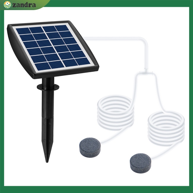 Máy Bơm Oxy Cho Bể Cá Dùng Năng Lượng Mặt Trời 3.7v 2200mah Tiện Dụng