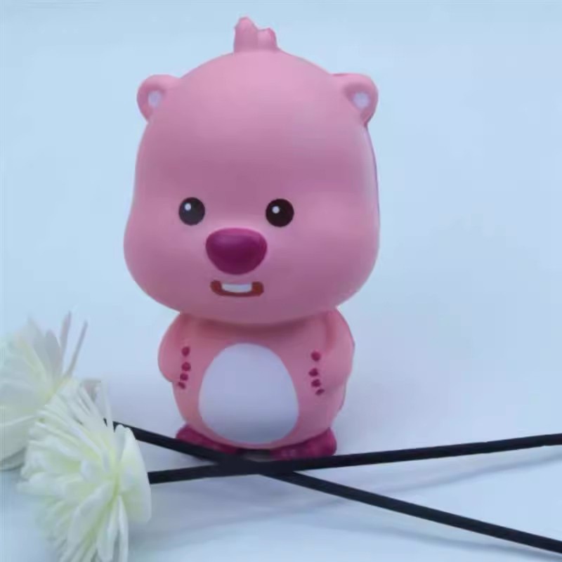 Loopy Đồ Chơi Cầm Tay Nén Hoạt Hình Màu Hồng Dễ Thương Trang Trí Bàn Làm Việc Sinh Nhật