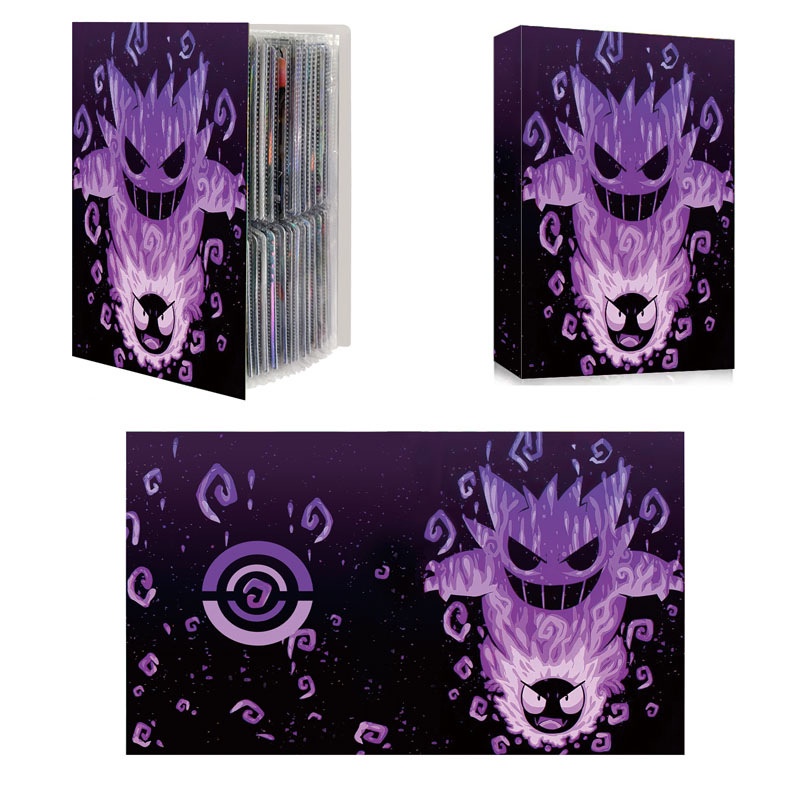 Album Đựng Thẻ Sưu Tầm Bốn Cổng In Hình Pokemon pokémon Cho Bé
