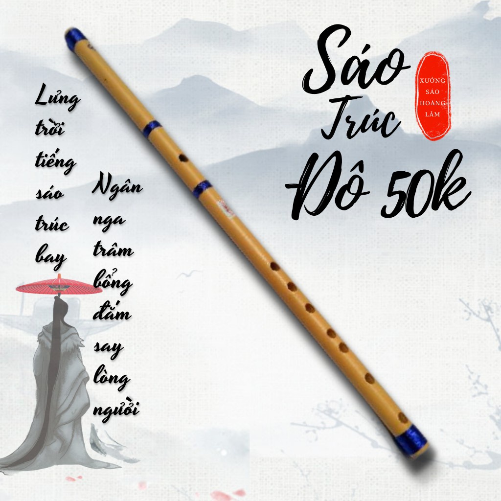 Sáo trúc đô c5 chỉ 50k - Âm thanh trong trẻo, hấp dẫn với giá hời!