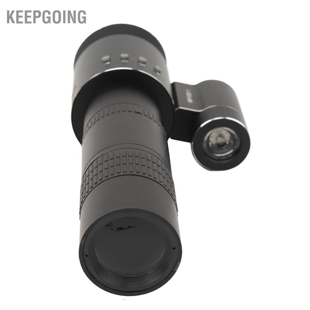 Keepgoing Thiết bị nhìn đêm bằng một mắt Kính viễn vọng ban hồng ngoại Phạm vi kính thiên văn chéo di động HD ngoài trời 100‑240V NVP100C1