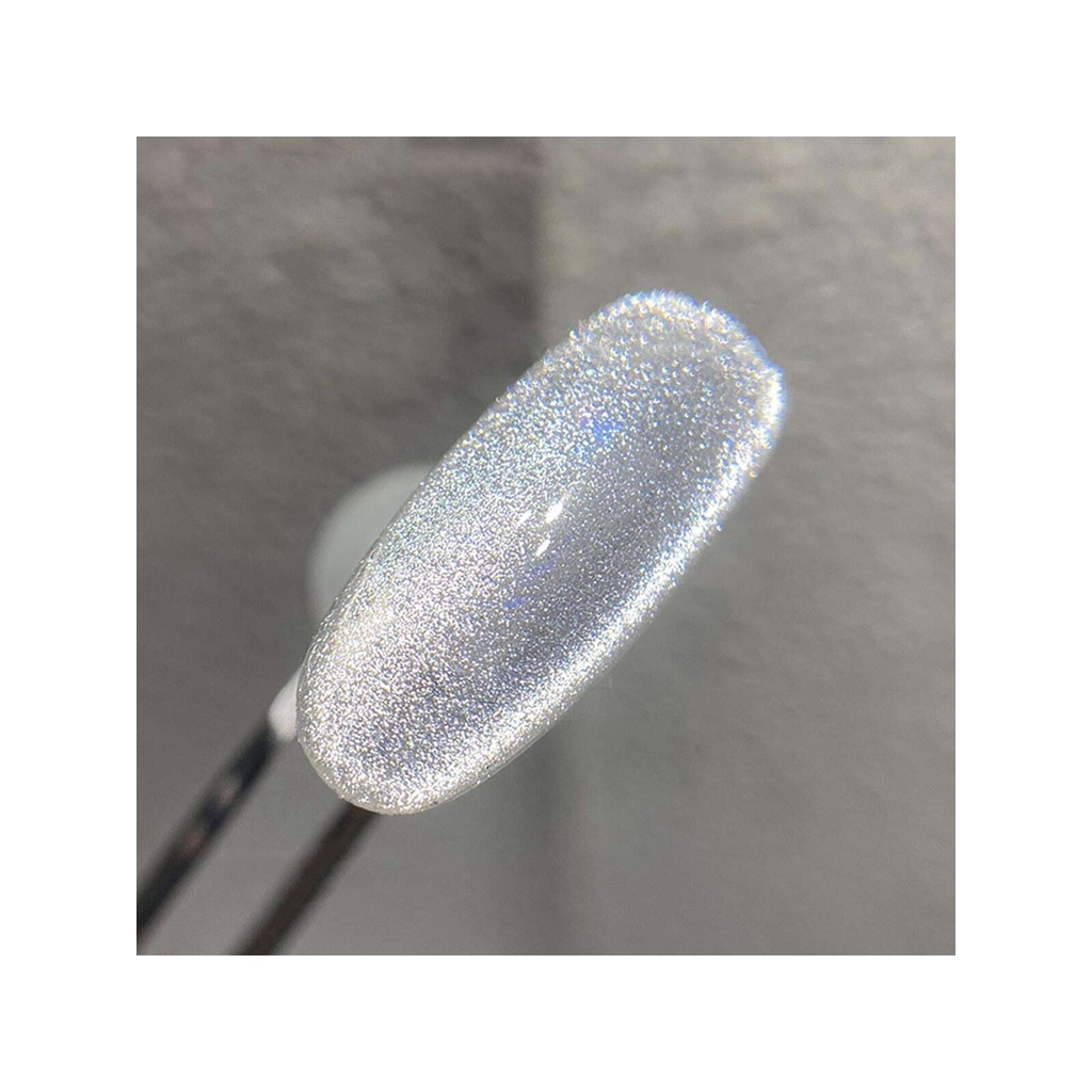 XEIJIAYI Mắt mèo kim cương bạc loại mới không ánh đen chai 10ml