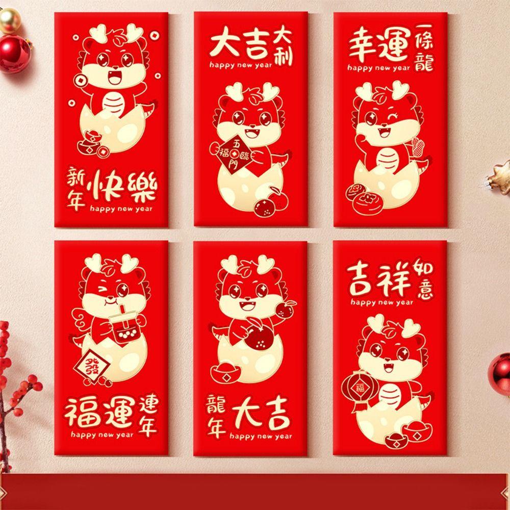 Bao lì xì may mắn MMULCK DIY nhiều họa tiết cho năm mới
