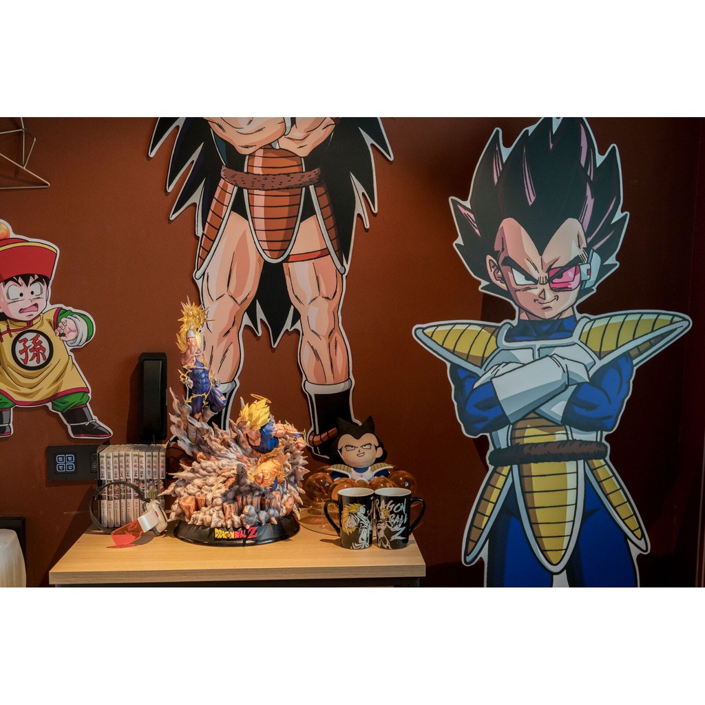 Mô hình songoku đại chiến vegeta hàng mới siêu đẹp Hàng mới