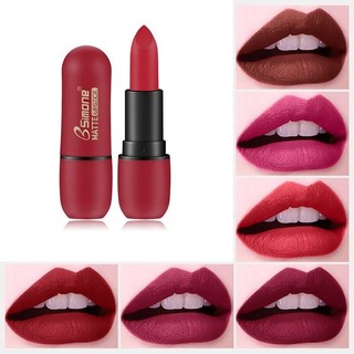 Màu sắc son lì dưỡng ẩm lâu trôi chống thấm nước tông màu nude hồng đỏ mận