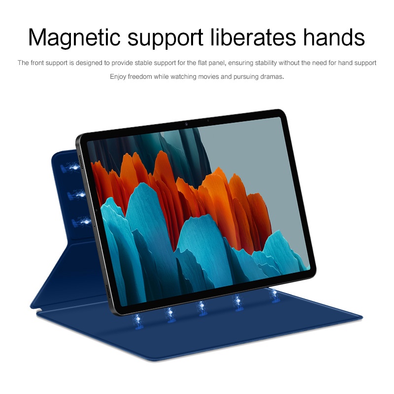 Bao Da Máy Tính Bảng Từ Tính Cho samsung galaxy tab s9 fe + s9 fe 10.9 "tab s8 s9 ultra 14.6 s7 plus fe 12.4 11 inch tb-x710 x810 Ốp