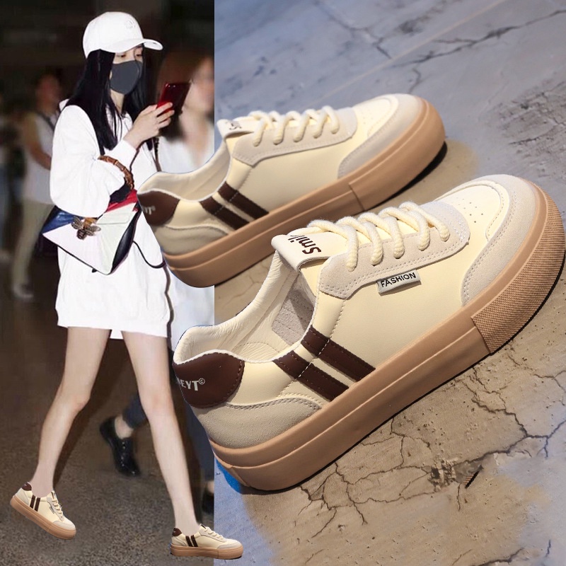 Az Giày Thể Thao Đế Dày Thoáng Khí Phối Màu Phong Cách retro 2023 Cho Nữ