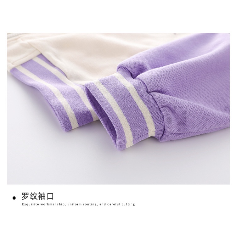 Set Đồ 3 Món Gồm Áo Khoác Tay Dài Và Quần Dài Phong Cách kuromi Thời Trang Hàn Quốc Cho Bé Gái