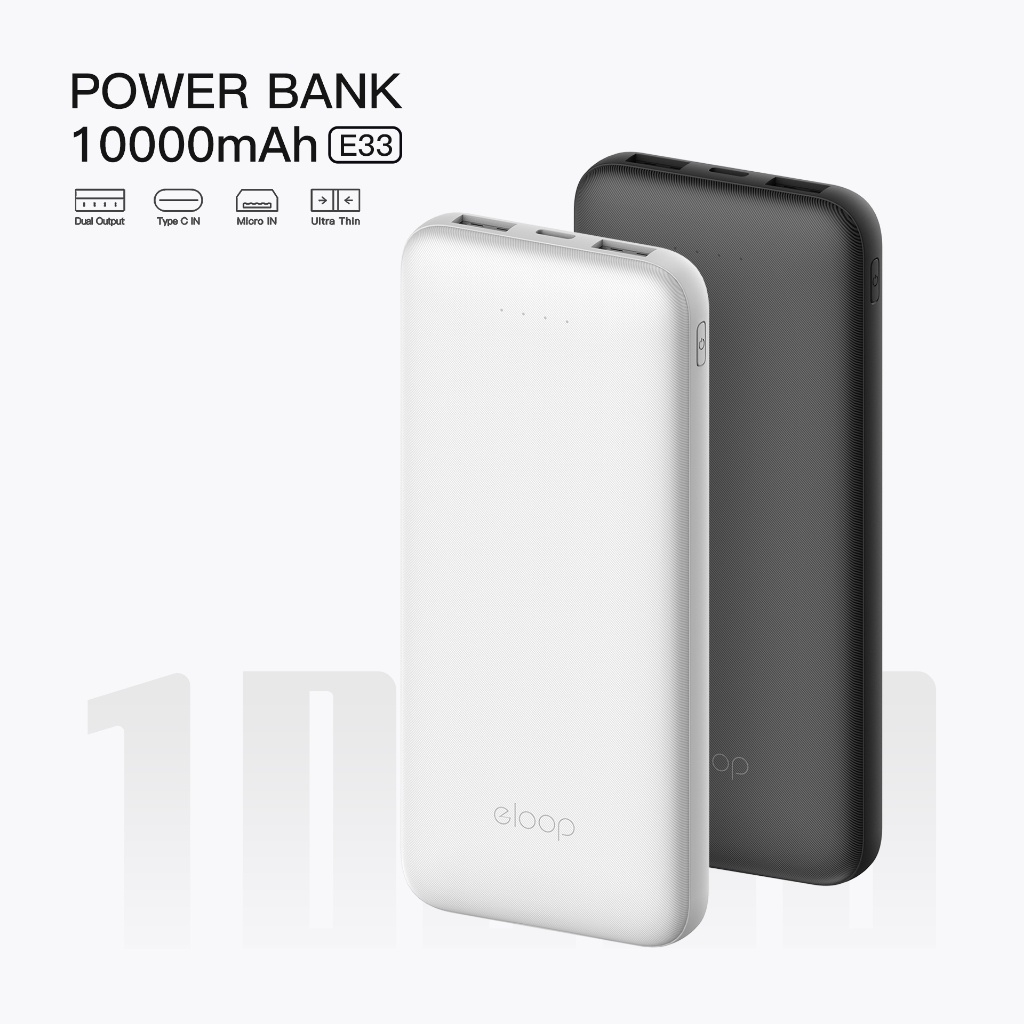 Pin Sạc Dự Phòng orsen e33 10000mah 2.4a 12w