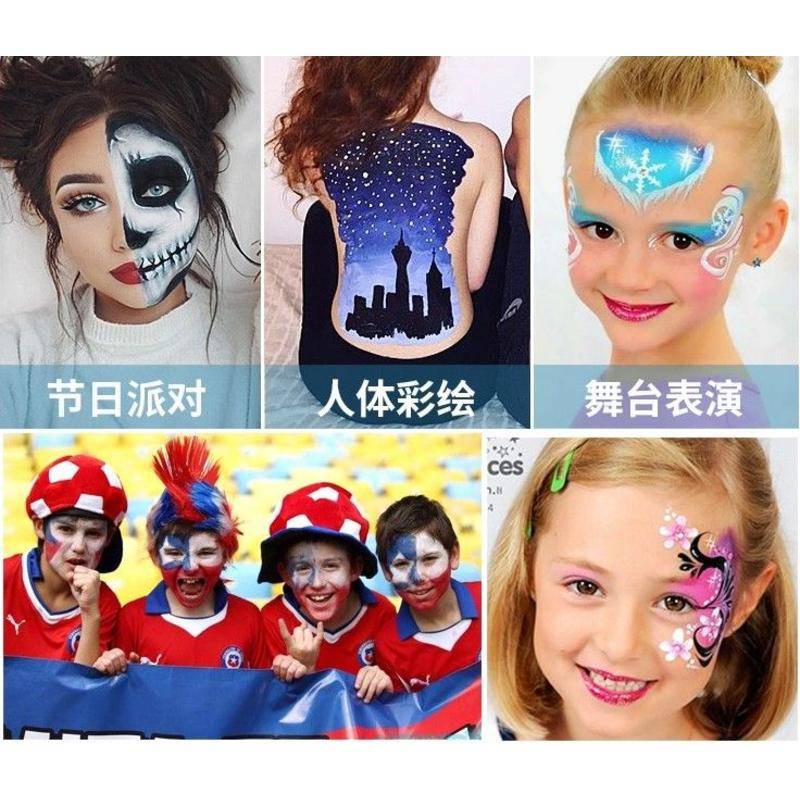Màu Vẽ Cơ Thể Người Không Thấm Nước Cho halloween