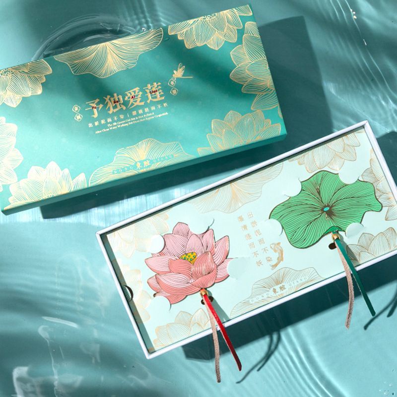 Yuduailian Đánh Dấu Trang Sách Hình Hoa Sen Rỗng Kiểu Trung Hoa Cổ Điển Thích Hợp Làm Quà Tặng Sinh Nhật