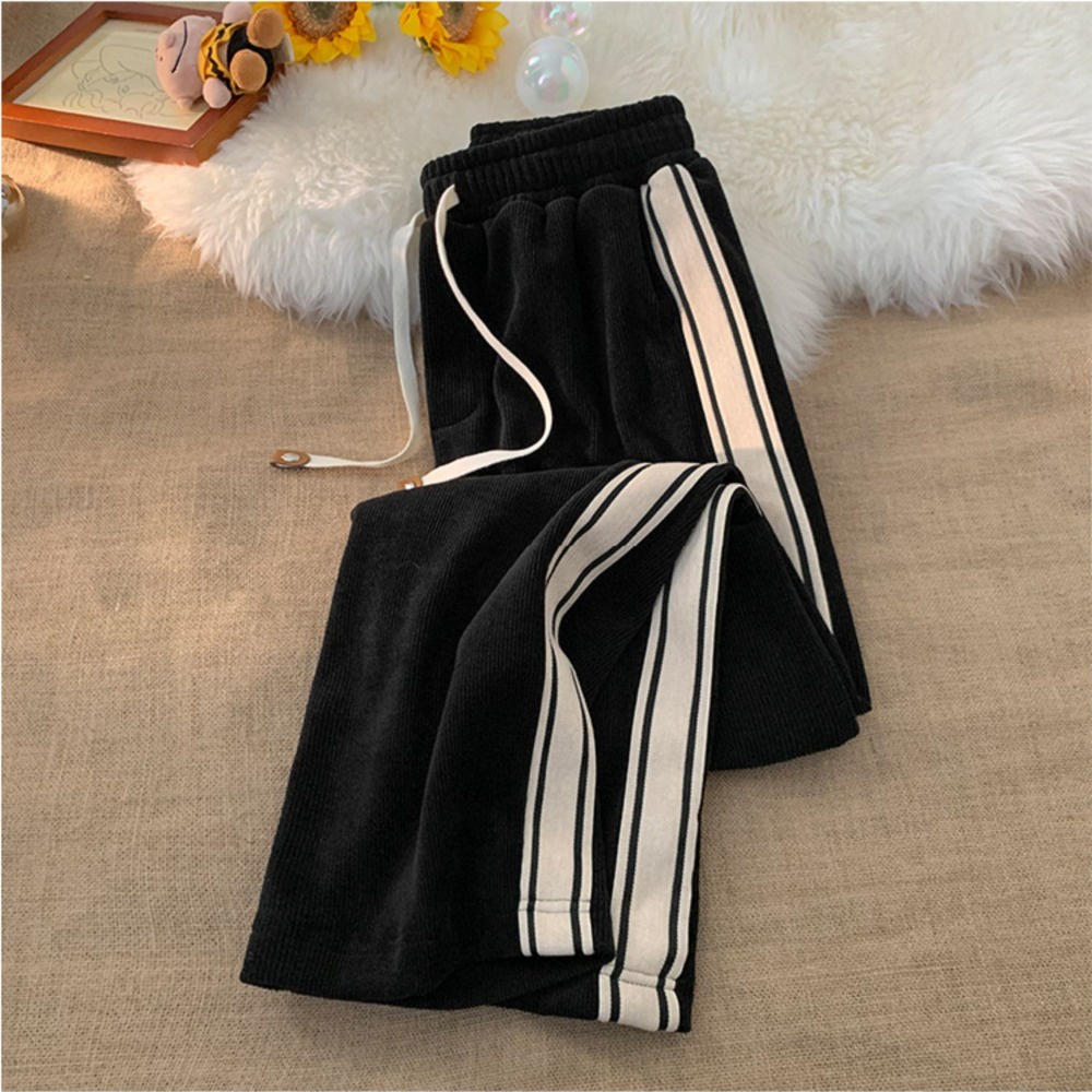 Quần Dài Thể Thao Ống Rộng Dáng Suông Thời Trang Xuân Thu Cho Nam