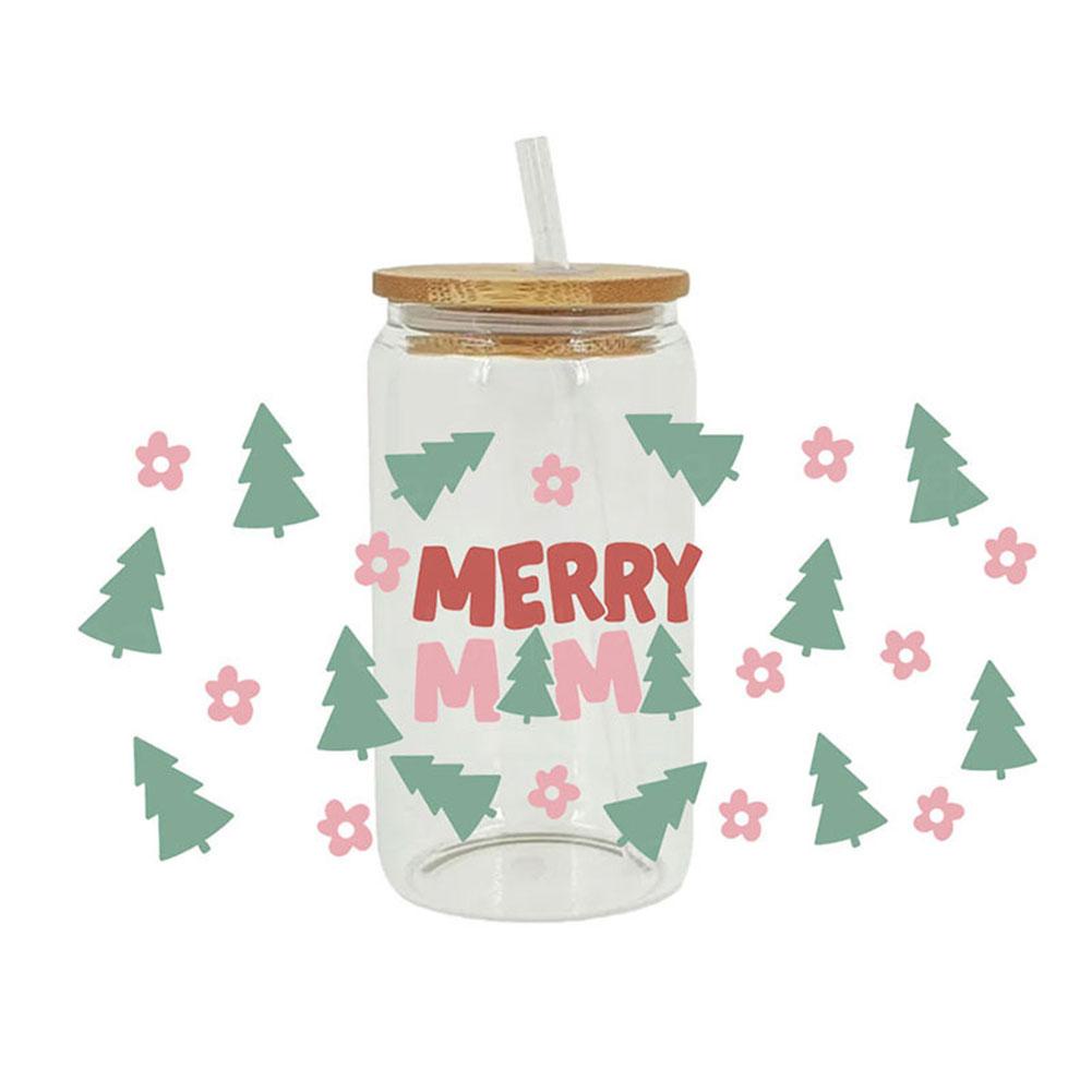 Miếng Dán Trang Trí Chống Thấm Nước / Dầu Mỡ Phong Cách Giáng Sinh s7i9