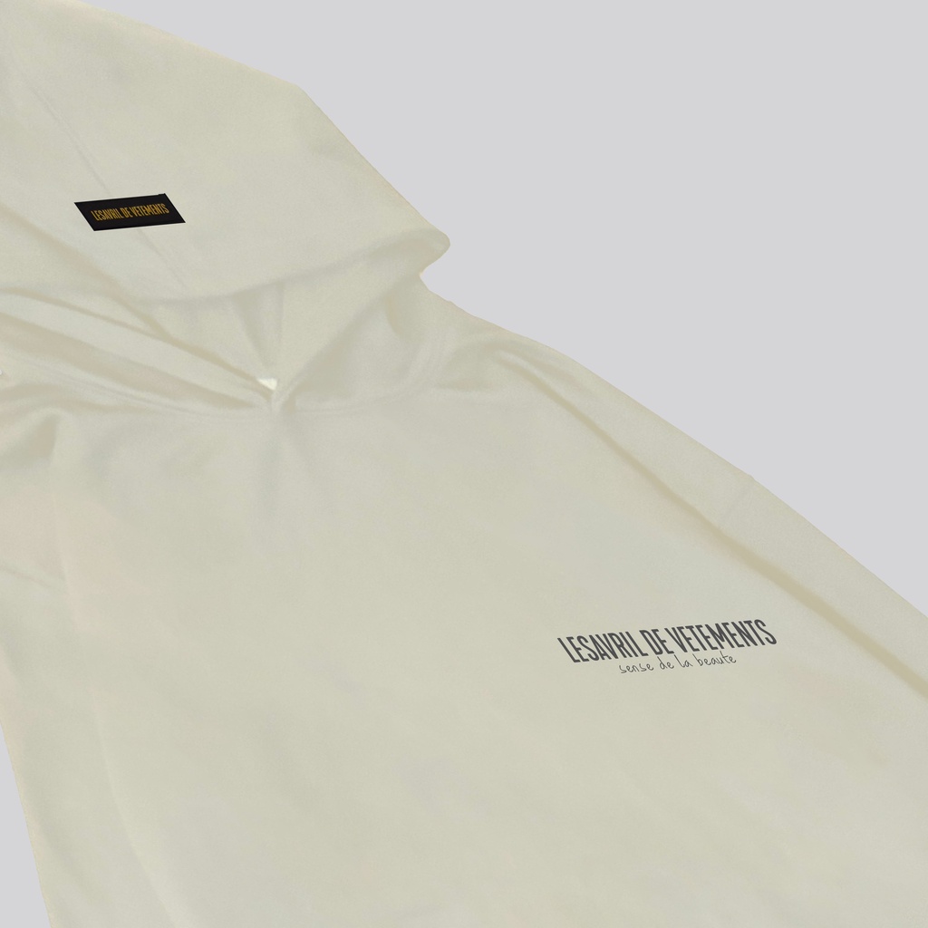 Áo khoác nỉ Hoodie Lesavril de Vetements SDLB - Light Beige