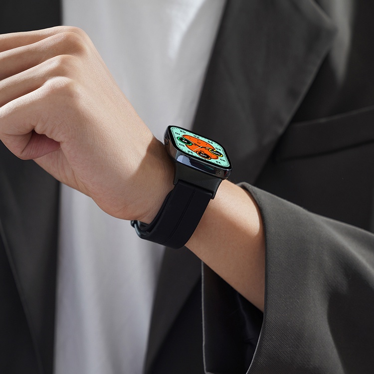 Dây Đeo Silicon Khóa Nam Châm Tháo Lắp Nhanh Cho Đồng Hồ Thông Minh xiaomi redmi watch 3 lite redmi watch3 lite