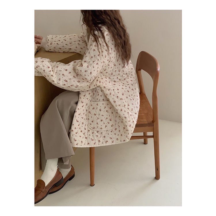 Áo Khoác Dáng Rộng Màu Trơn Thiết Kế Mới Thời Trang Mùa Đông Theo Phong Cách