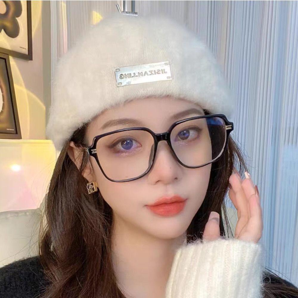 Yveta Mũ Nồi Vải Nỉ Mềm Mại Màu Trơn Ấm Áp Thanh Lịch Mùa Đông Cho Nữ