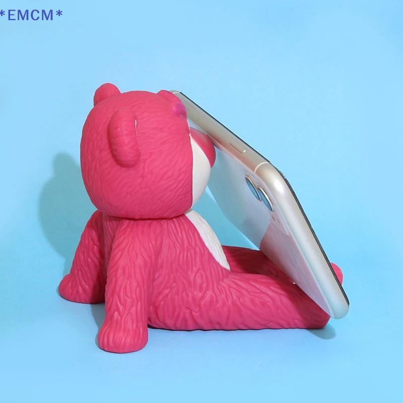 Emch > lotso Giá Đỡ Điện Thoại Thông Minh Để Bàn Hình Gấu Dâu Tây anime Dễ Thương Dùng Làm Quà Tặng Trang Trí Mới