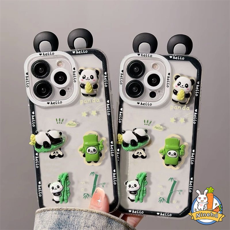 Huawei Ốp Điện Thoại Silicon Hình Gấu Trúc 3d Cho Vivoy9Prime 2019 Nova9 7 7i 7Sepro Nova5T 4e 3i y7a y9s P30Lite Mate40 30Pro Honor8X