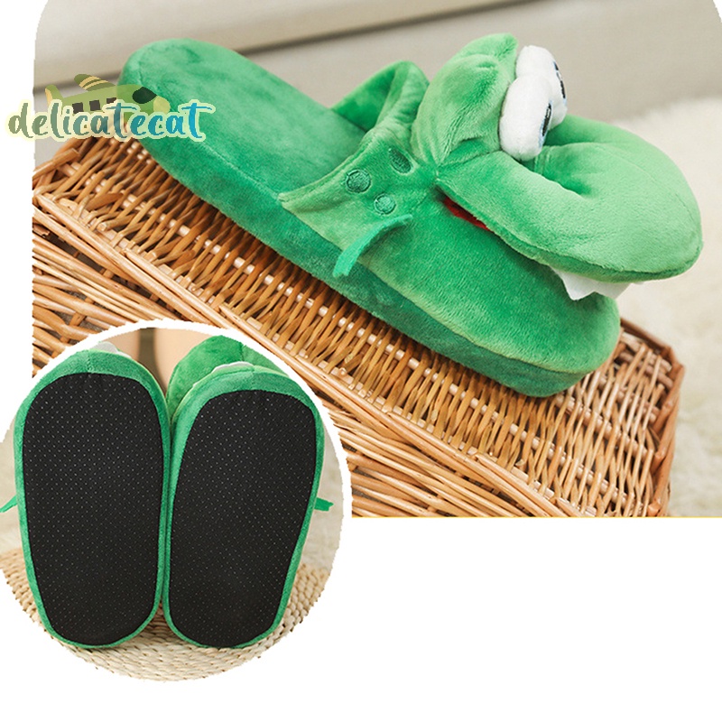 Dép Bông Cá Sấu Hoạt Hình Vui Nhộn Đi Bộ Với Miệng Mở Và Khiêu Vũ Ấm Áp Thoải Mái Quà Tặng Giáng Sinh Cho Bé Trai Bé Gái