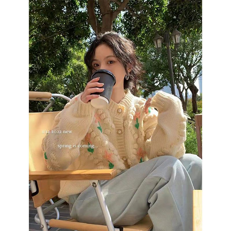 Áo Khoác cardigan Tay Dài Dáng Rộng Phong Cách Công Nghiệp Thời Trang Xuân Thu Kiểu Mới Cho Nữ