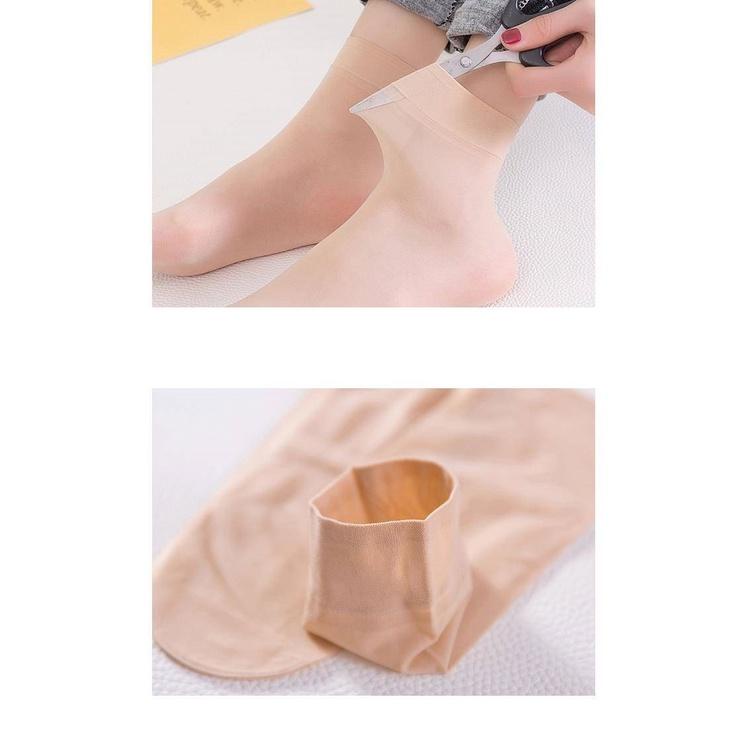 Tất nữ mỏng giấy cổ ngắn Hàn Quốc LESEVA SHOP