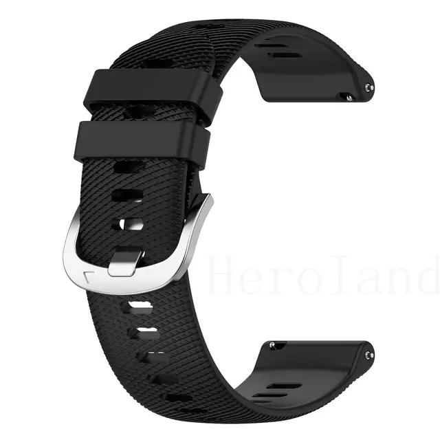 HUAWEI Silicone Dây Đeo Silicon 18mm 22mm Cho garmin forerunner 265 255 265s 255s / gt 4 46mm 41mm