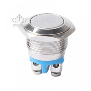 【FUNWD】Easy Install 19mm Metal Momentary Push Button Switch 12V Waterproof On Off Start
