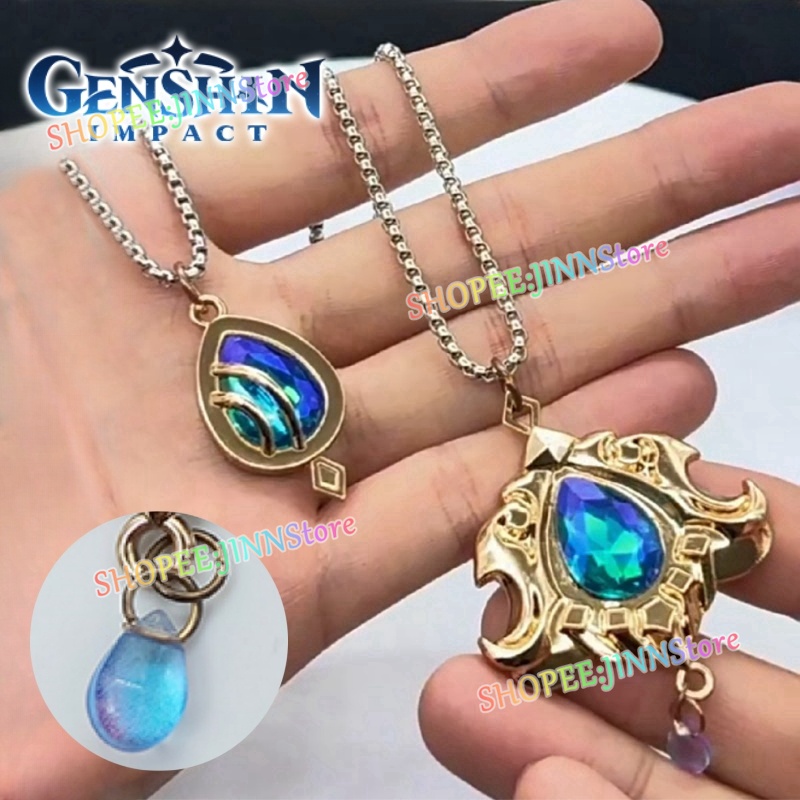 - Jn - Vòng Cổ Hóa Trang Nhân Vật game focalors furina game genshin furina / neuvillette vision Cho Cặp Đôi