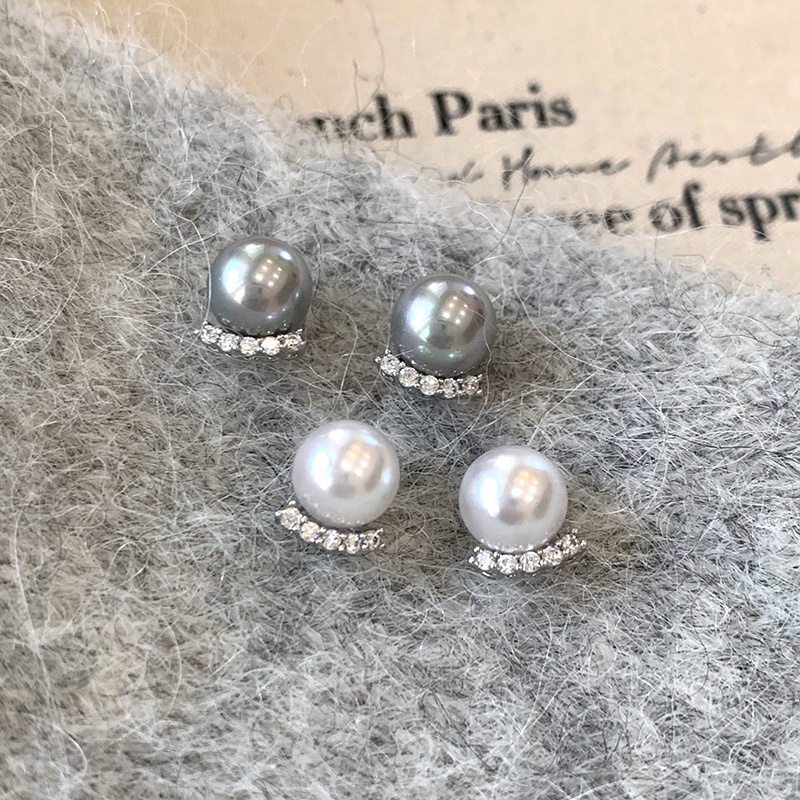 Bông Tai Đính Ngọc Trai Sang Trọng Cho Nữ