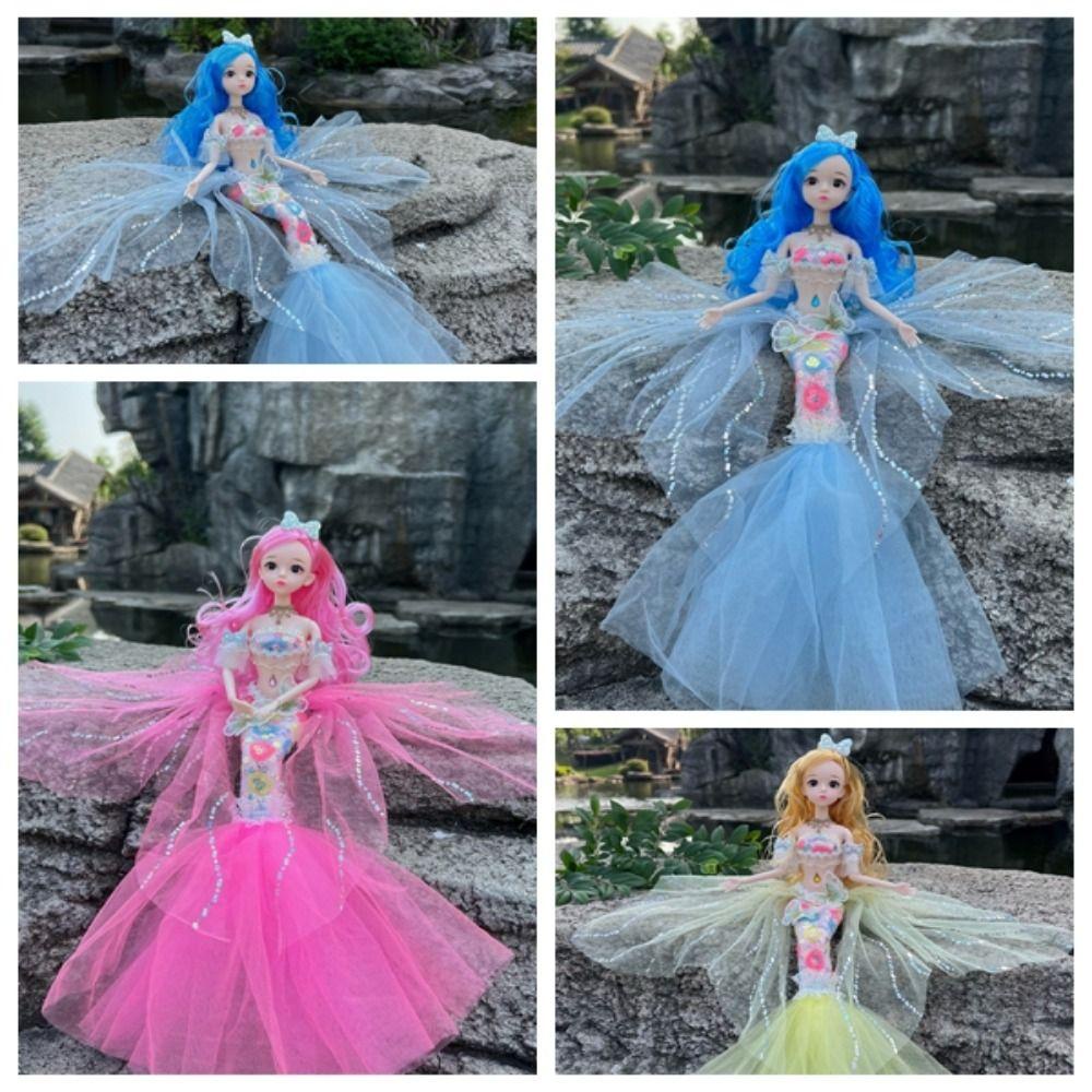 Mmluck Búp Bê Nàng Tiên Cá Biết Hát Nàng Tiên Cá Bằng Nhựa An Toàn Nhiều Màu Sắc Dễ Thương Có Thể Di Chuyển Đồ Chơi Nhà Tắm