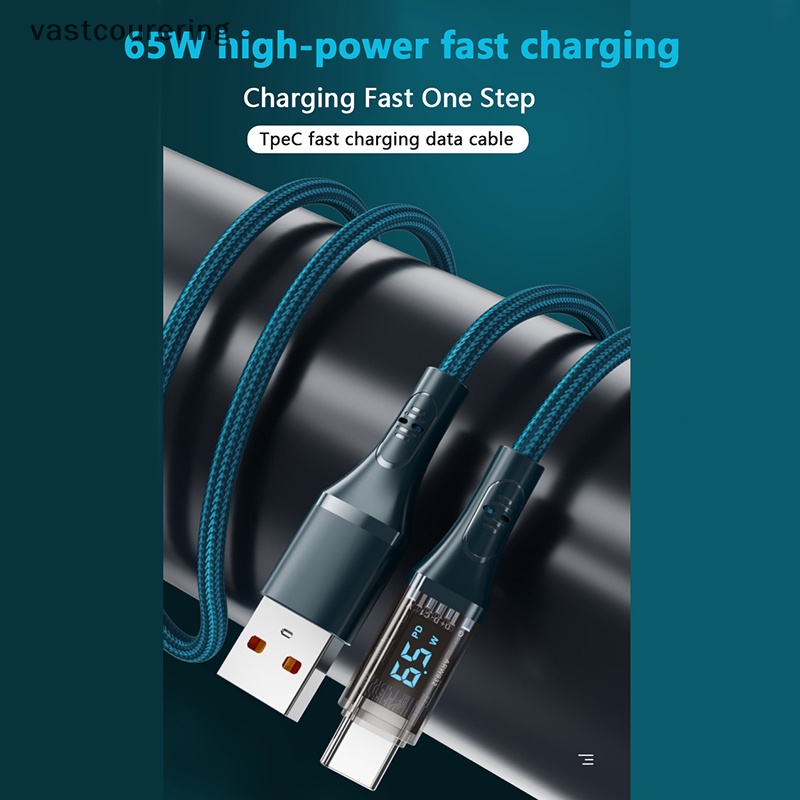 Vast Dây Cáp Sạc Nhanh 7a 100w Cho macbook iphone 15 pro max xiaomi 13 12 samsung s23 1.2m en