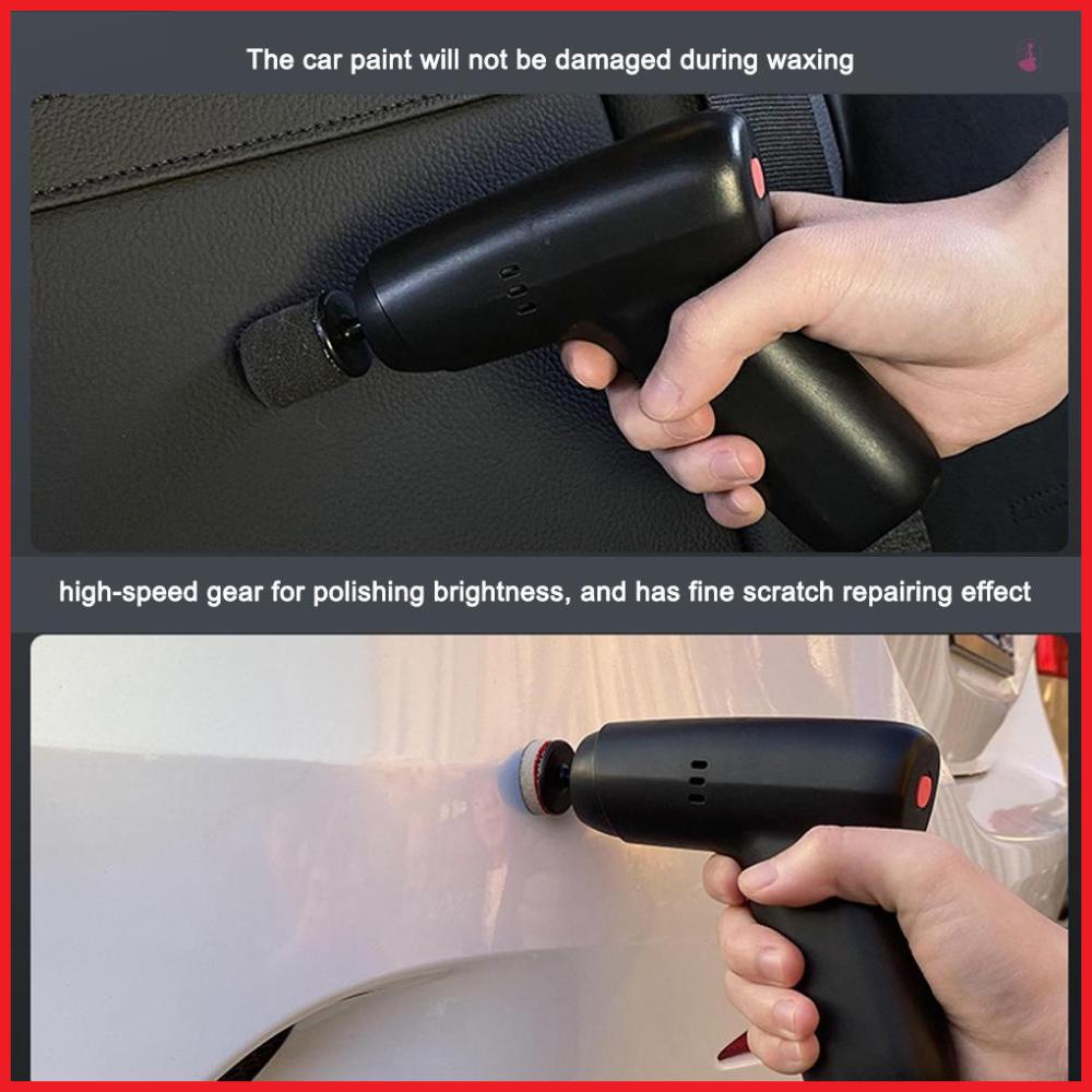 Máy Đánh Bóng Xe Hơi Cầm Tay Không Dây Sạc Lại Được Tiện Dụng