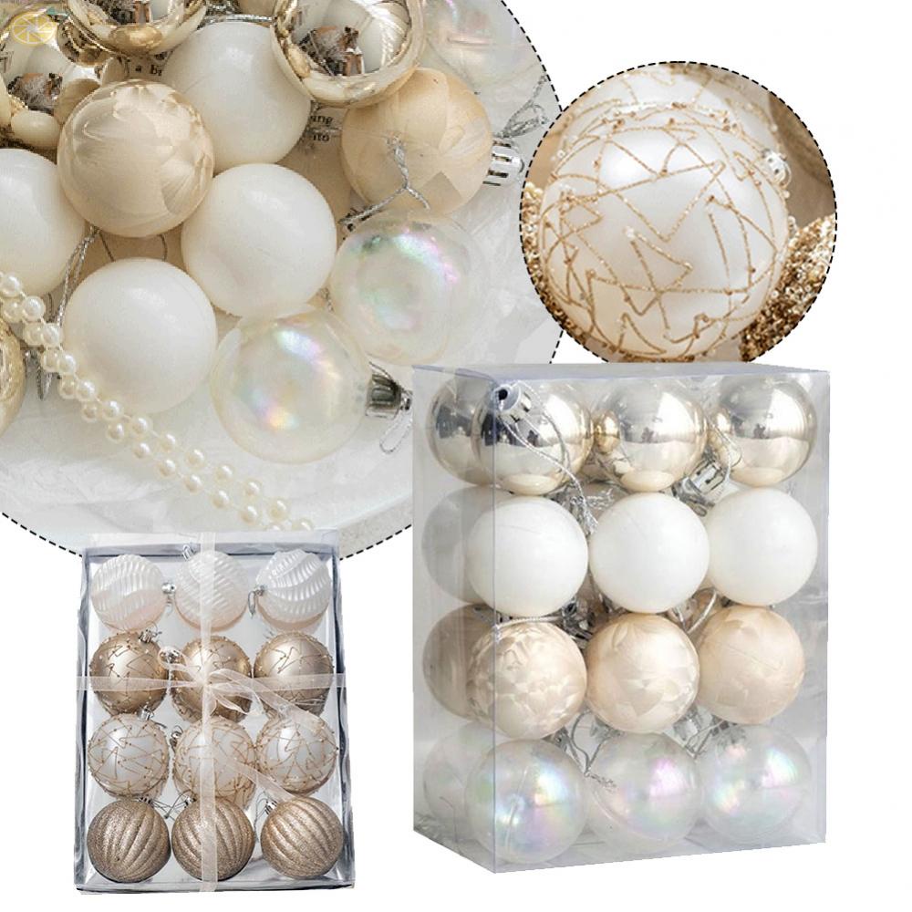 Christmas Tree 1-24pcs 2024 Accessories Baubles Tree Balls Wedding Ornament Xmas