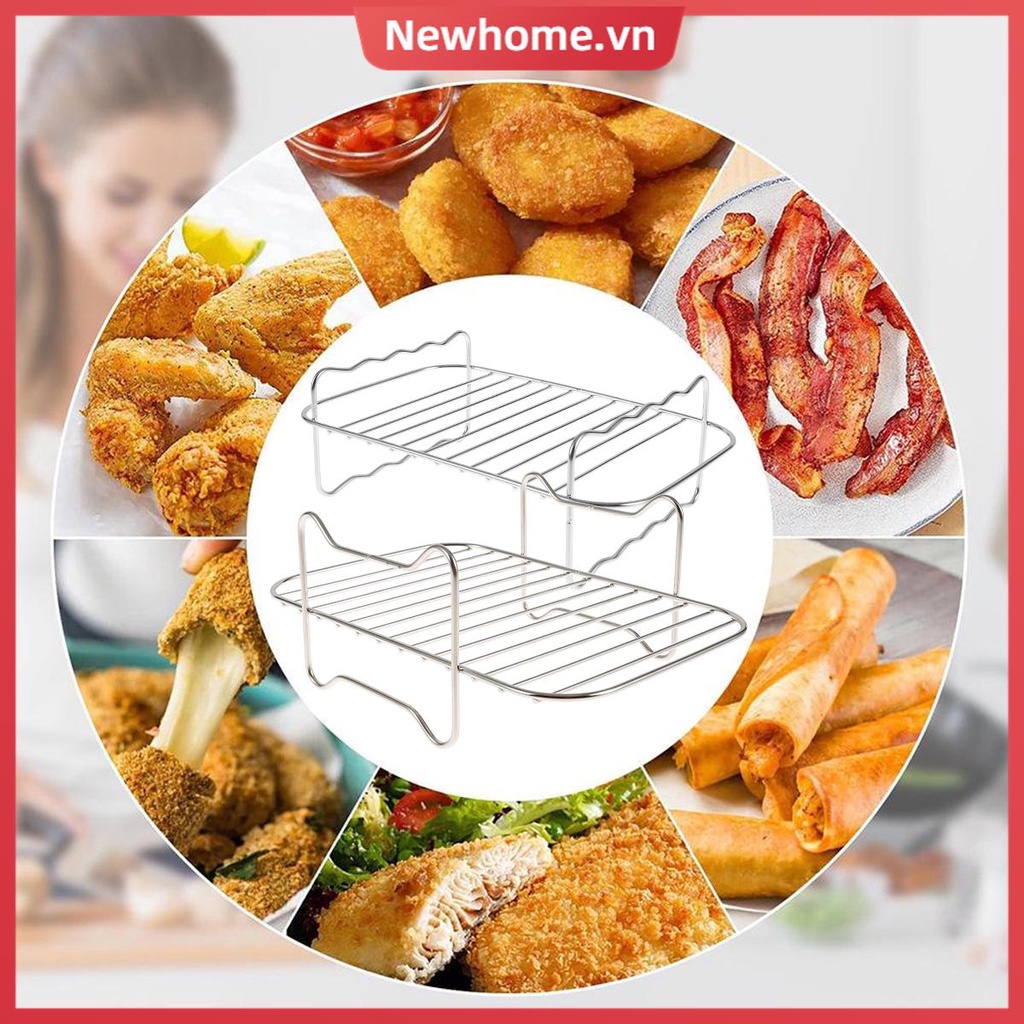Vỉ Chiên Không Khí Bằng Thép Không Gỉ Cho Nồi Chiên Không Dầu shoptkc6405