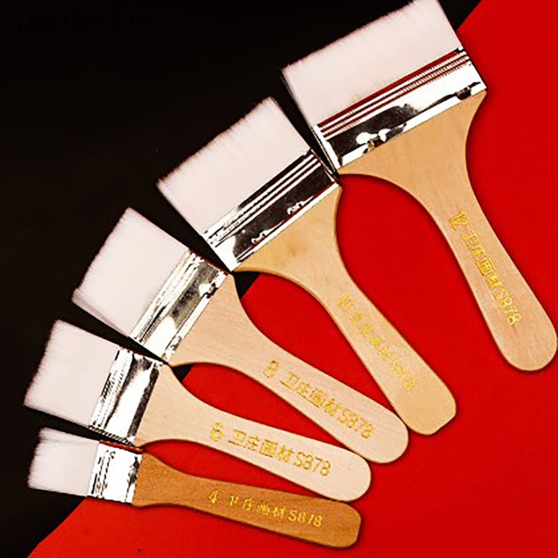 Bộ Cọ nylon acrylic yancrane3.vn Dùng Vẽ Tranh Sơn Dầu Cho Họa Sĩ / Nướng Thịt Bbq Mới