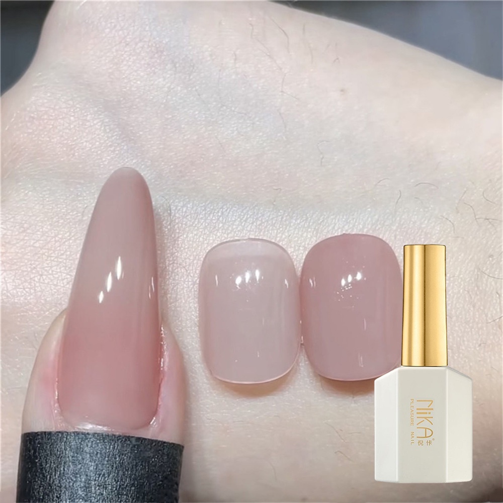 ♕ Nika Gel Sơn Móng Tay Màu Sắc Khỏa Thân Đá Trong Suốt Trà Mật Ong Fine Long Lanh Siêu Flash Trị Liệu Bằng Quang Keo Thu Đông Nail Art For Nail Shop 15ml UPBEST