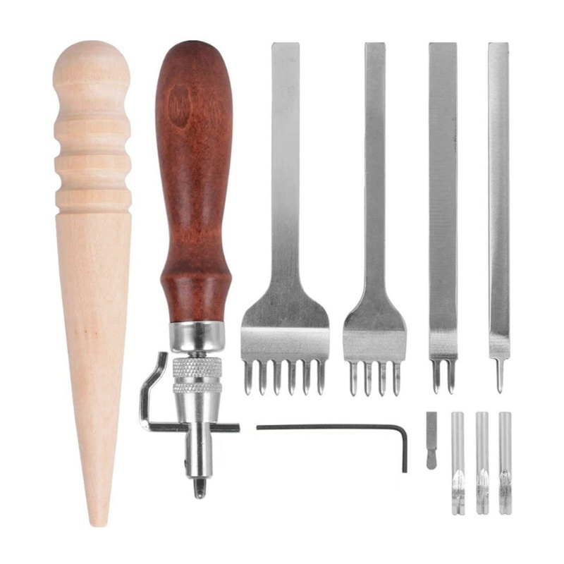 YU Leather Working Tool Leather Craft Tool Set Edging Tool Leather Groovers